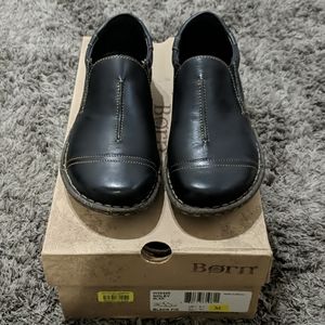 Leather born loafers